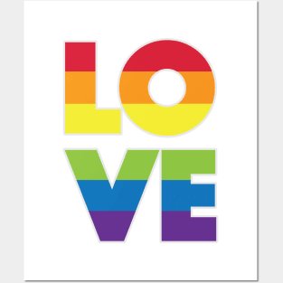 LOVE Pride Posters and Art